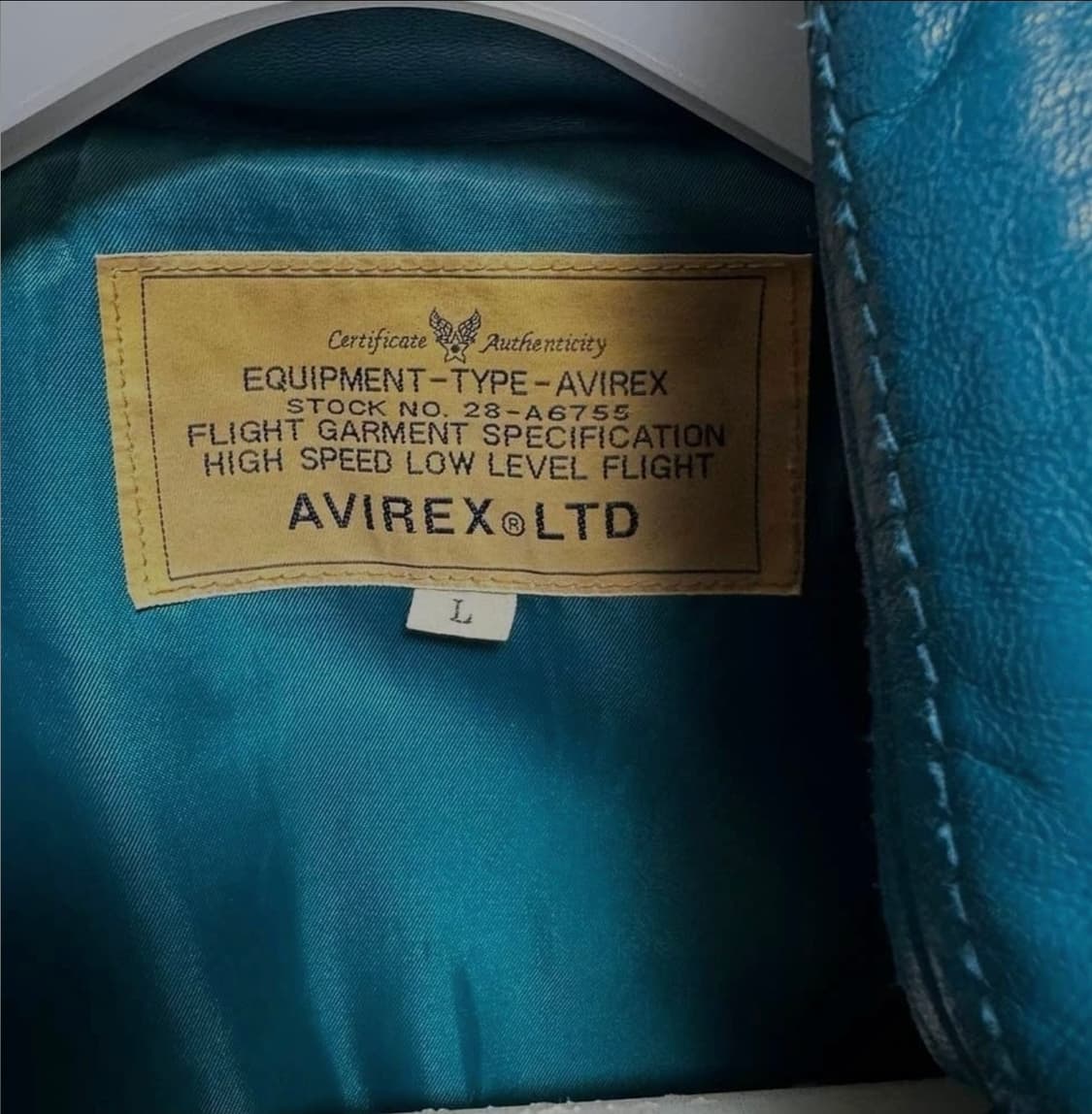 아비렉스 양가죽 다운 자켓 상품이미지4