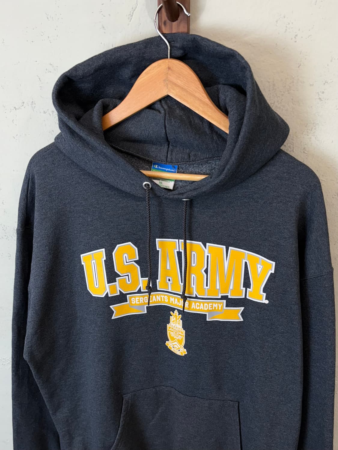 챔피온 빈티지 U.S. ARMY 기모 후드티 상품이미지4