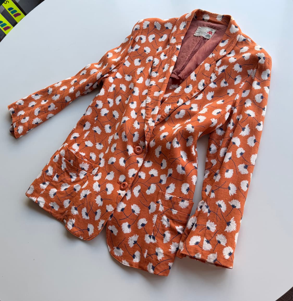 빈티지 봄/여름 자켓 (레이온 100%) 상품이미지6