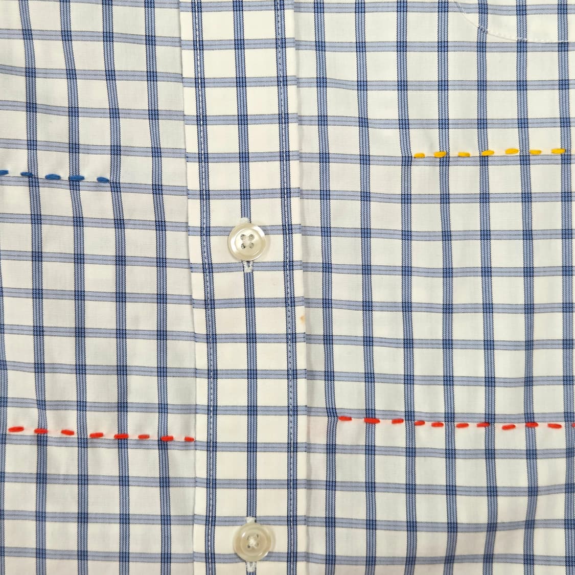 멀티컬러 스티치 체크셔츠 상품이미지4