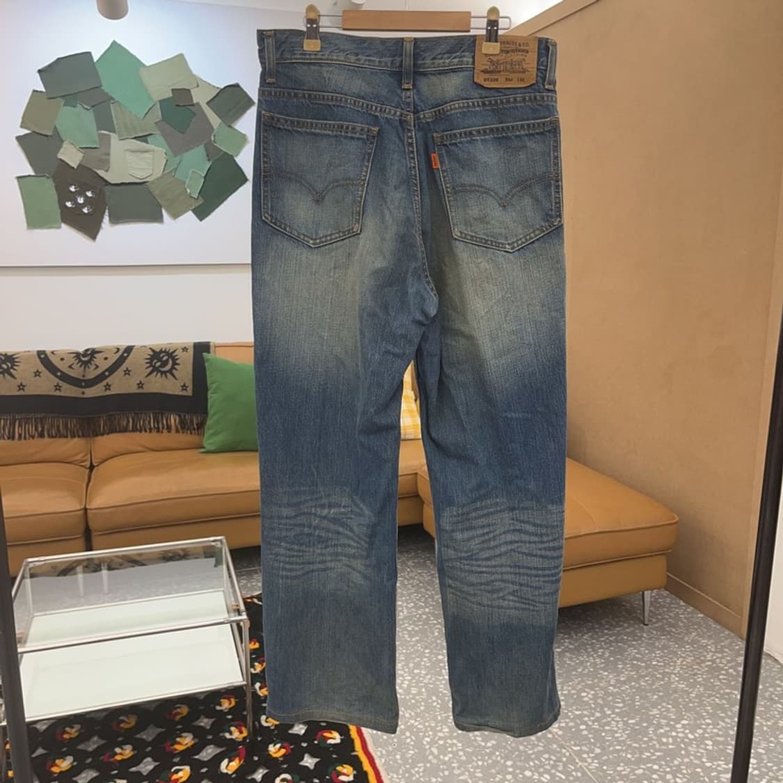 리바이스 OT220 빈티지 오렌지탭 워싱 데님팬츠 33인치 C07142 상품이미지4