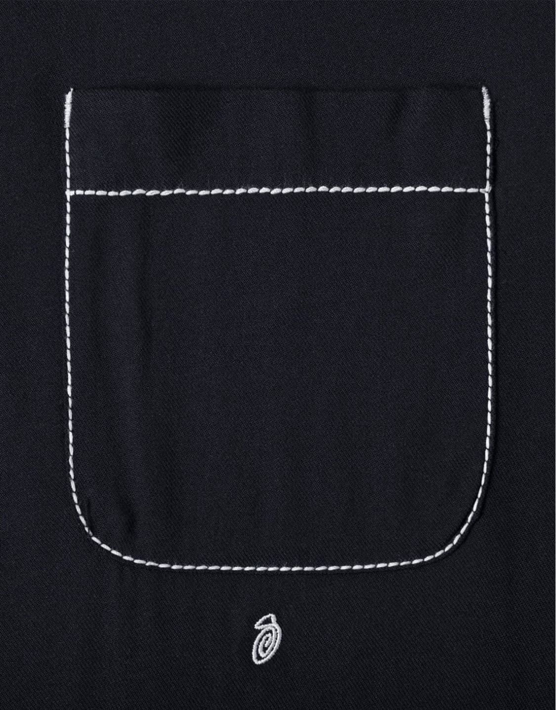 stussy contrast pick stitched shirt L 상품이미지3