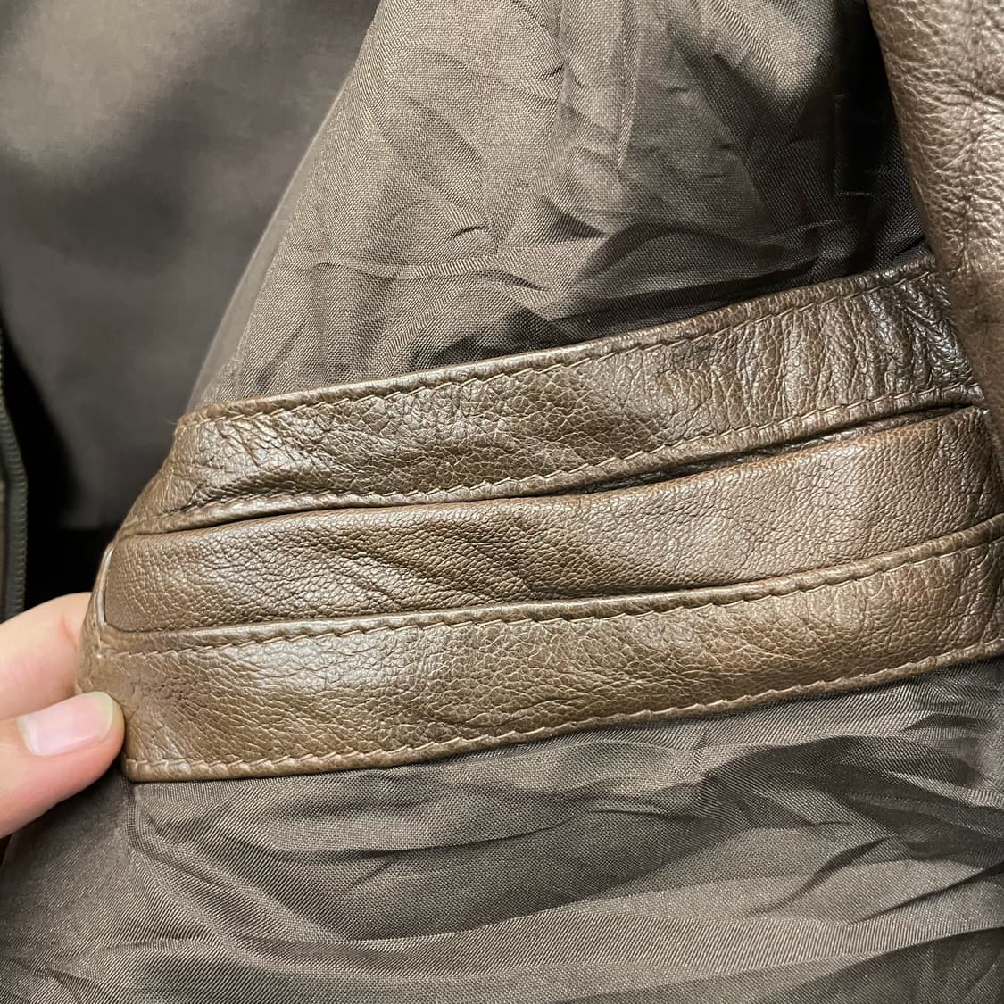 스튜어트 맥과이어 플라이트 리얼 레더 A2 자켓 상품이미지6