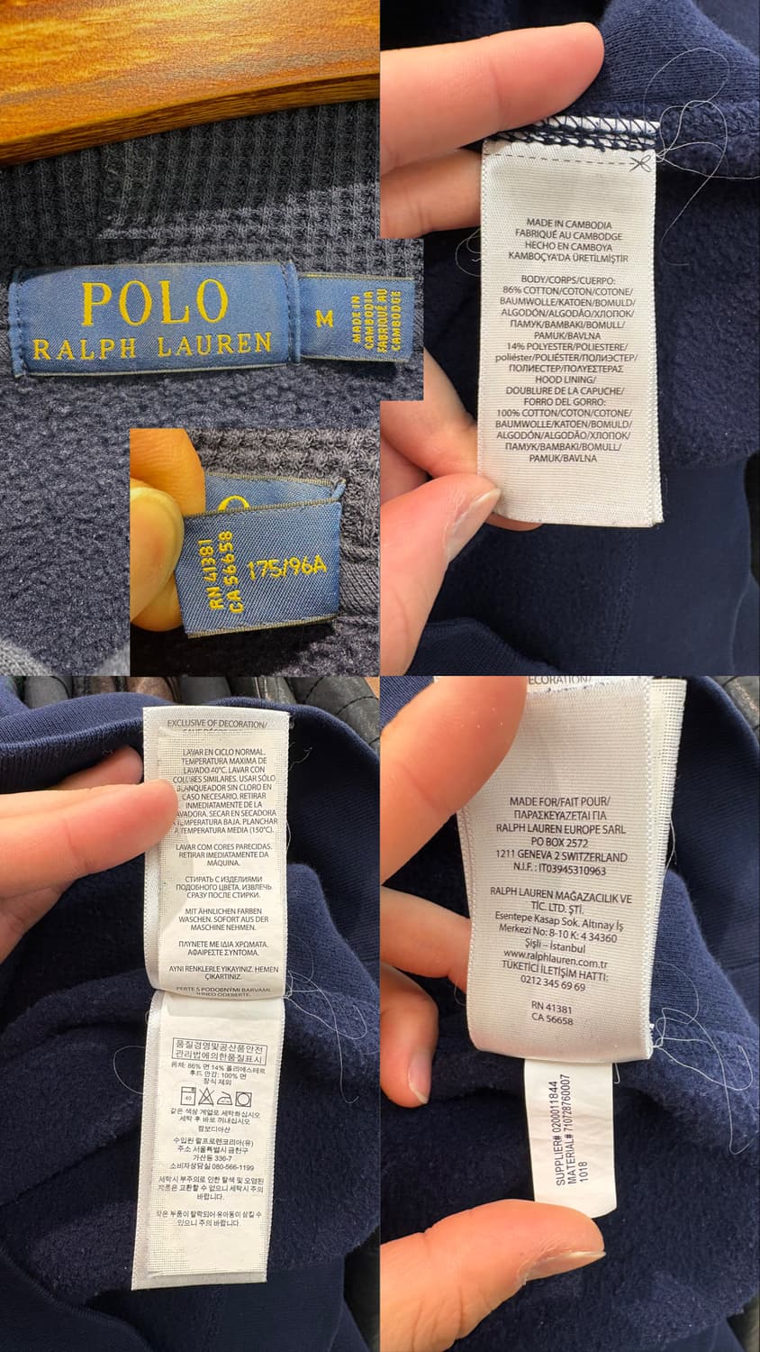 폴로 랄프로렌 후드티 상품이미지10