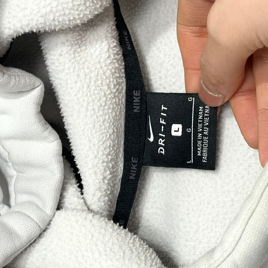 나이키 스우시로고 테크팩 그레이 기모 후드티 남성L 상품이미지5