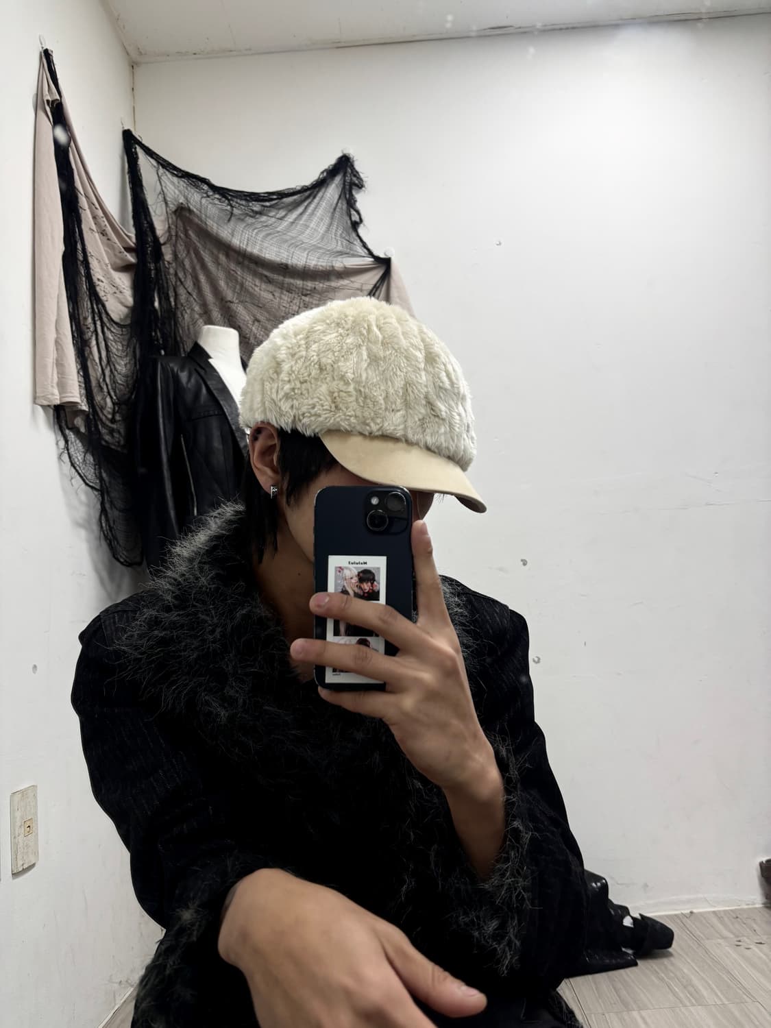 5 Beige Fur Cap (여성 Free) 3.0 상품이미지3