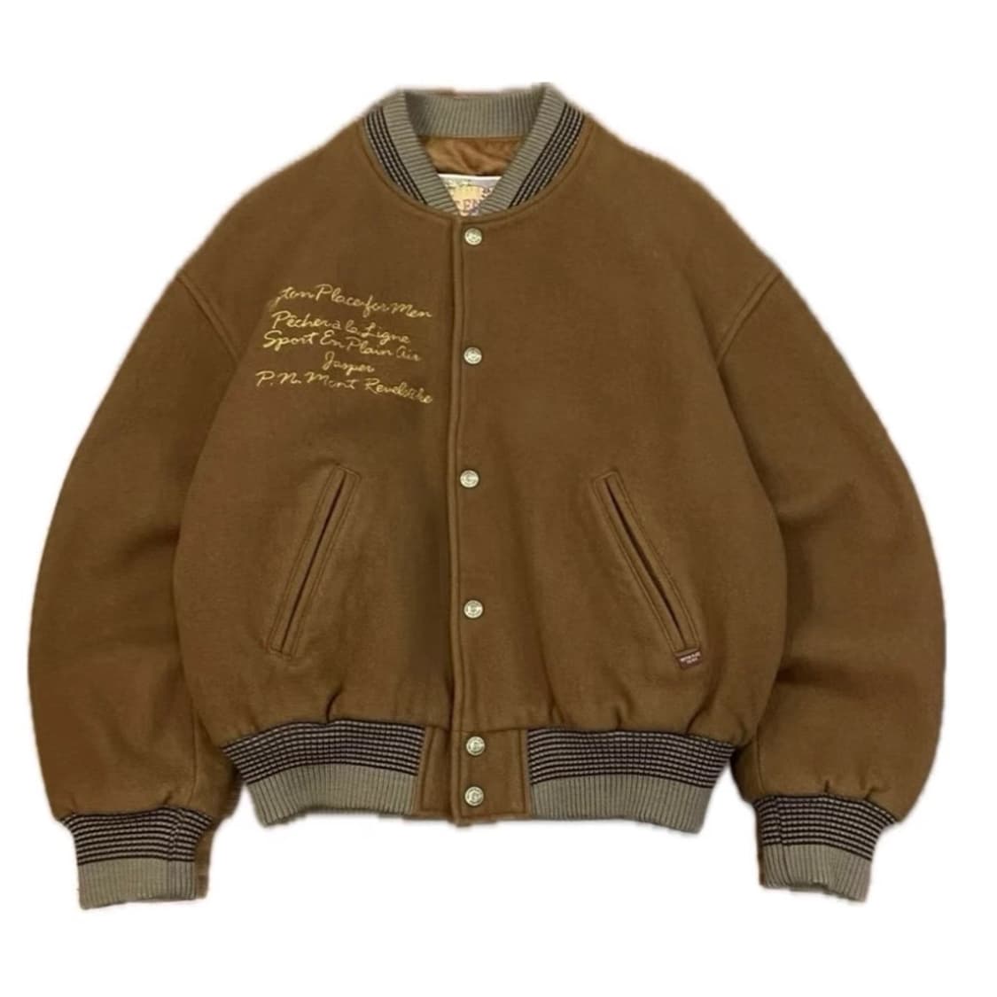 80s-90s Vintage PPFM 자수 봄버 자켓 상품이미지3