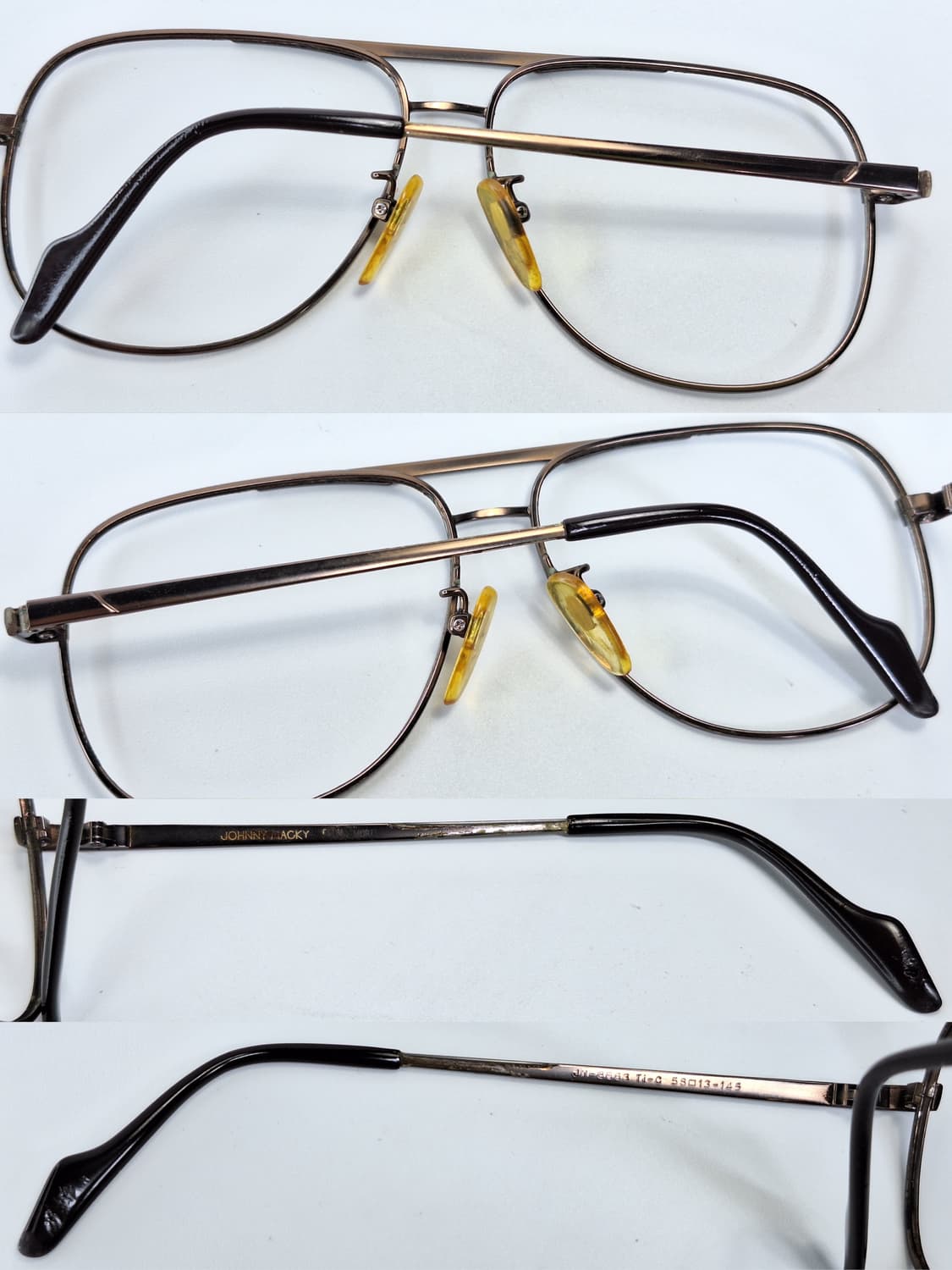 90s 빈티지 투브릿지 티타늄 안경 johnny macky jm-85 상품이미지3