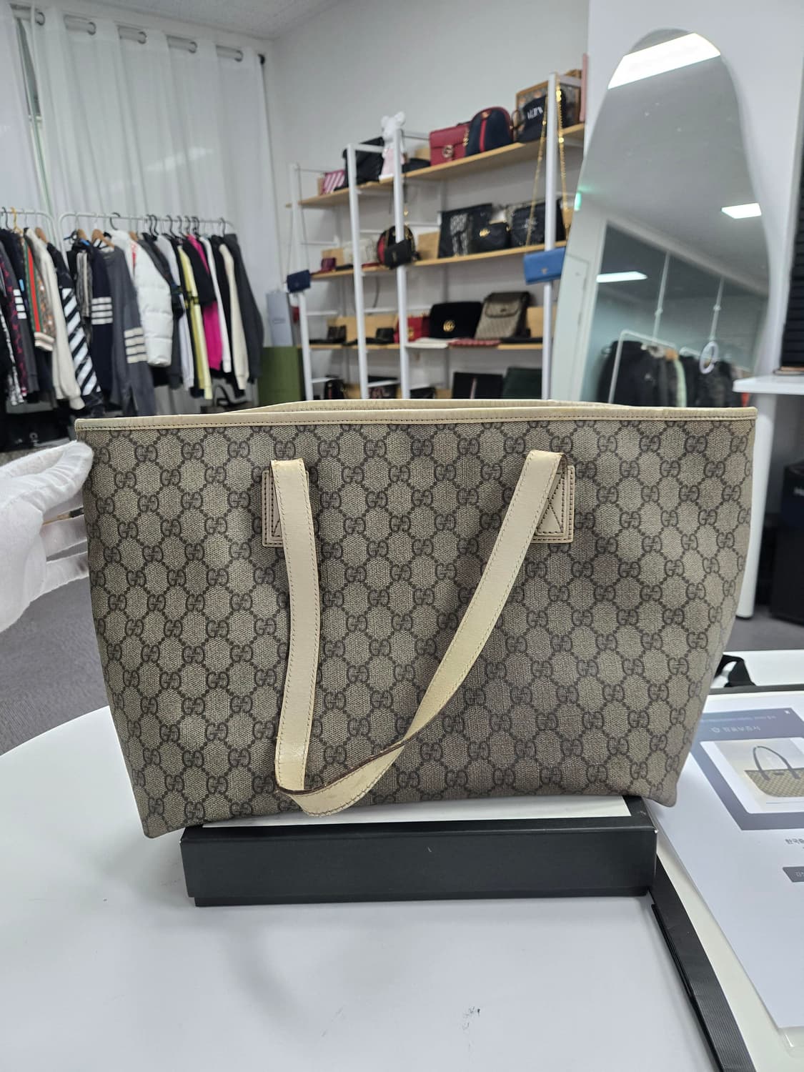 [50%세일] 구찌 시그니처 토트백 라지 상품이미지2