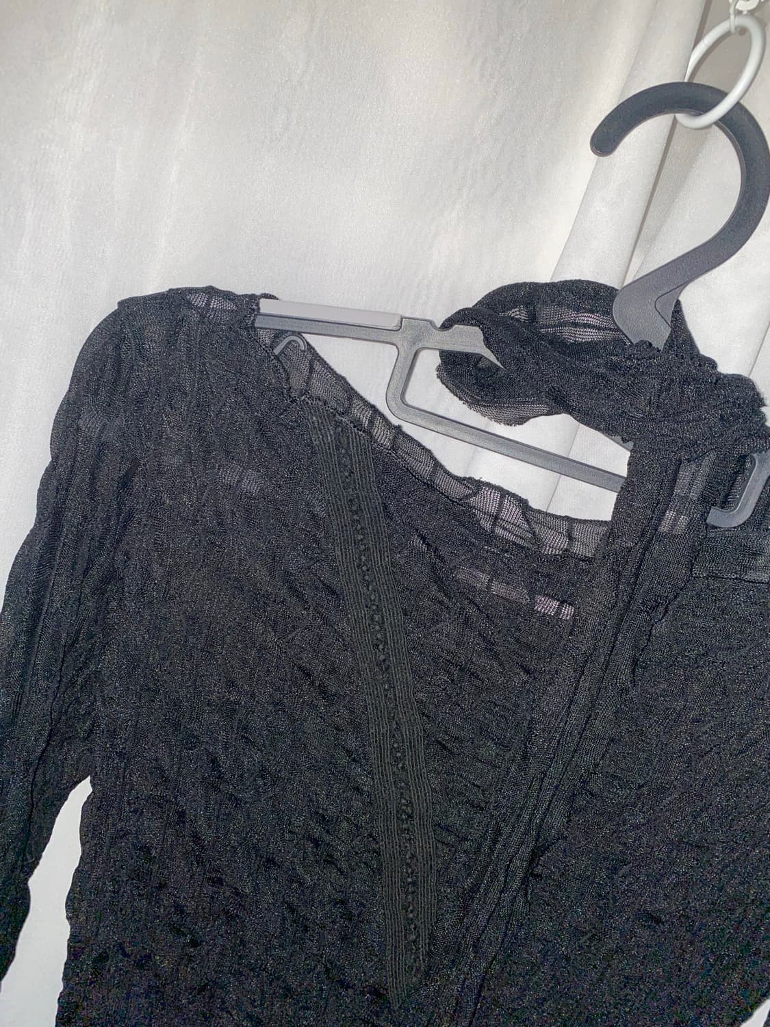 시스루 스카프 세트 고딕 펑크 고스 레이어드 상품이미지1