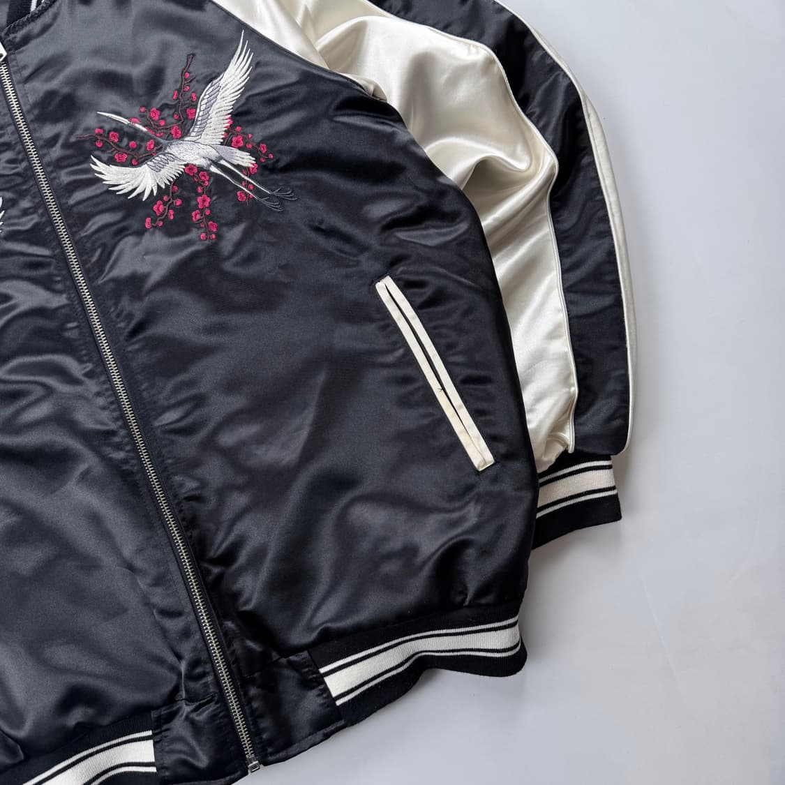 언더에어 백학 자수 스카쟌 상품이미지4