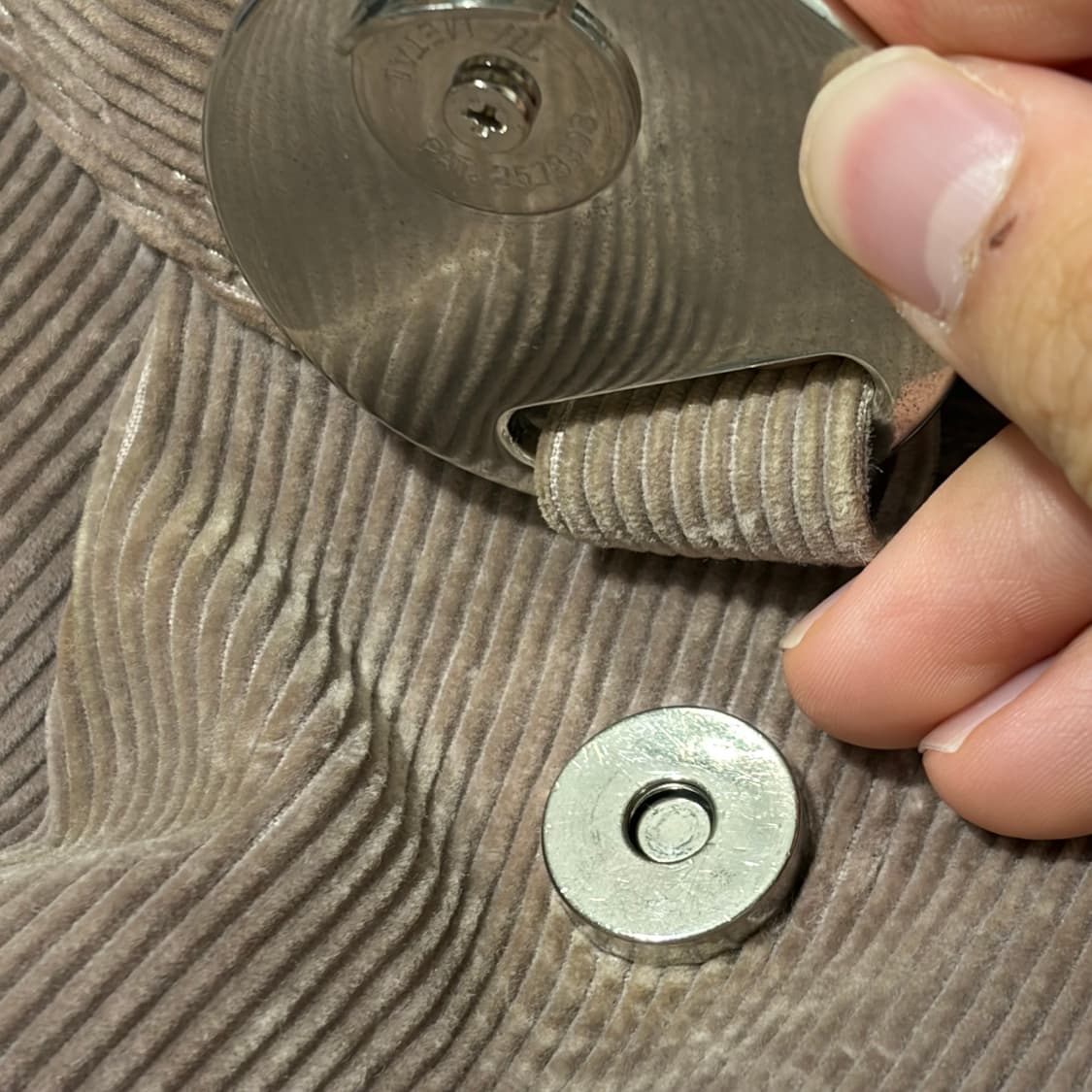 아네스베 코듀로이 핸드백 상품이미지3