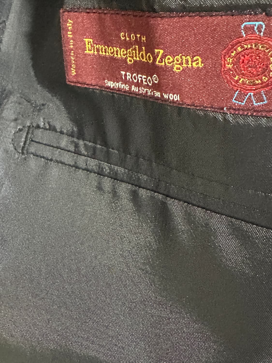 에르메네질도 제냐 네이비 블루 수트 상품이미지3