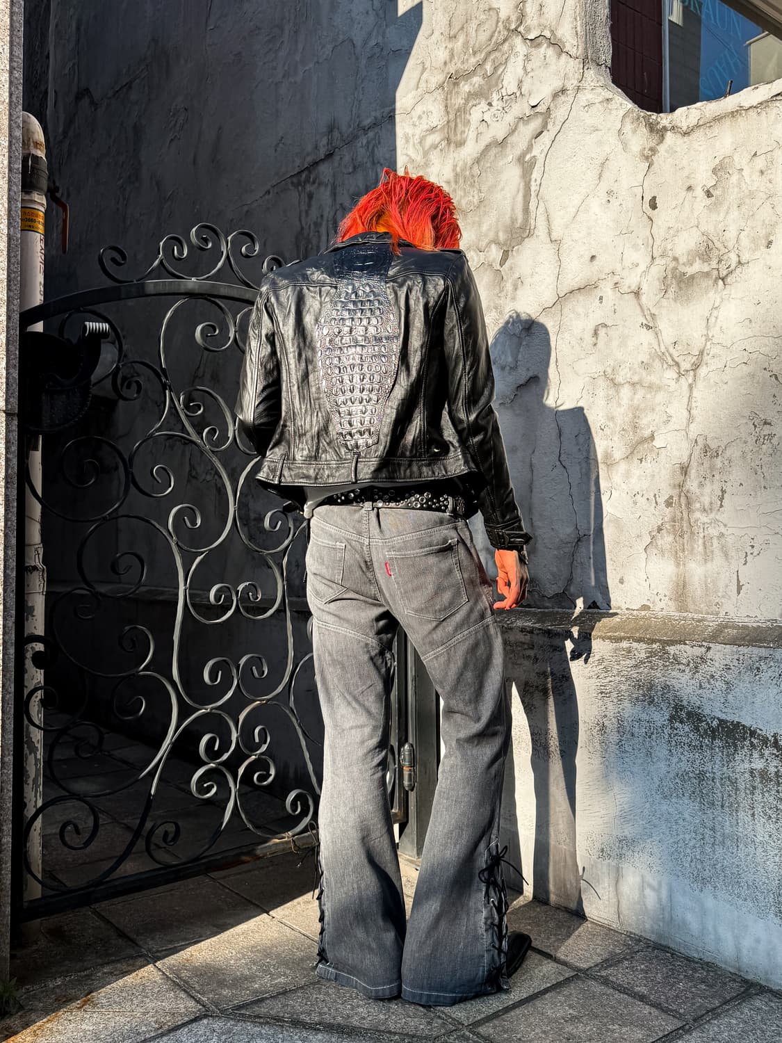 Tornado Mart – Lace-up Flared Pants 상품이미지4