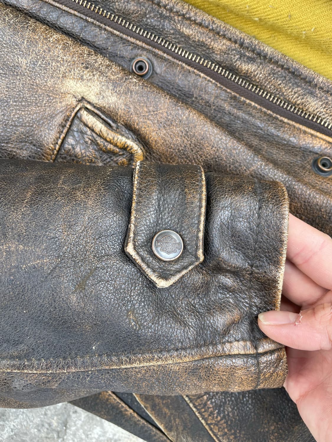 Harley-Davidson leather jk 상품이미지6