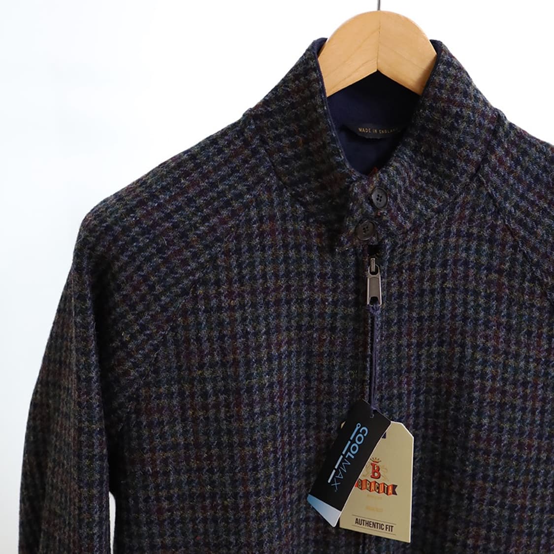 바라쿠타 G9 하운드투스 체크 버진울 자켓 40 상품이미지3