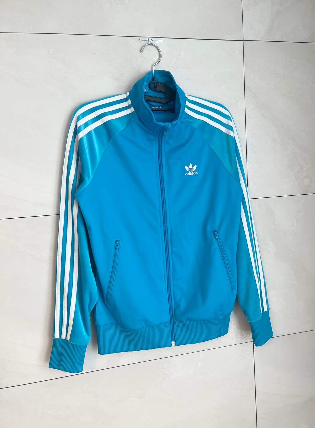 아디다스 벨벳 파이어버드 져지 스카이블루 상품이미지3