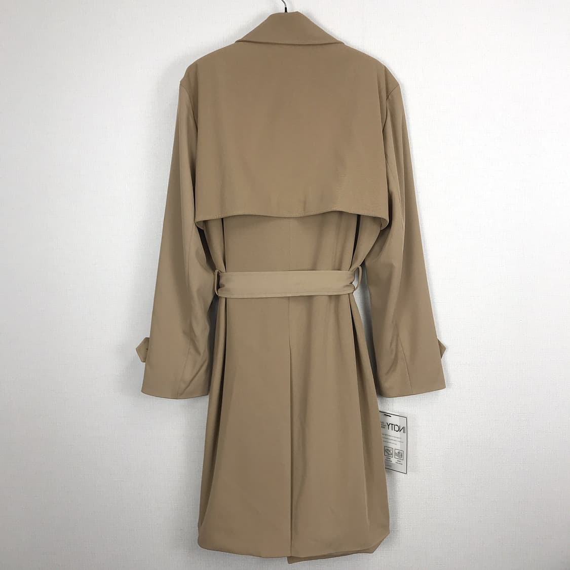 지오지아 ZIOZIA 세미오버핏 더블 트렌치코트 남성95 상품이미지5