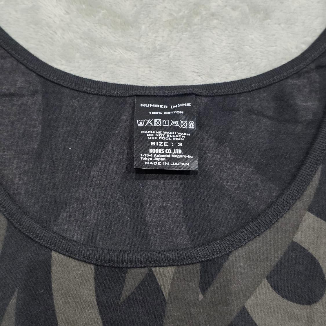 04AW 넘버나인 하트 트라이벌 카모 탱크탑 상품이미지4