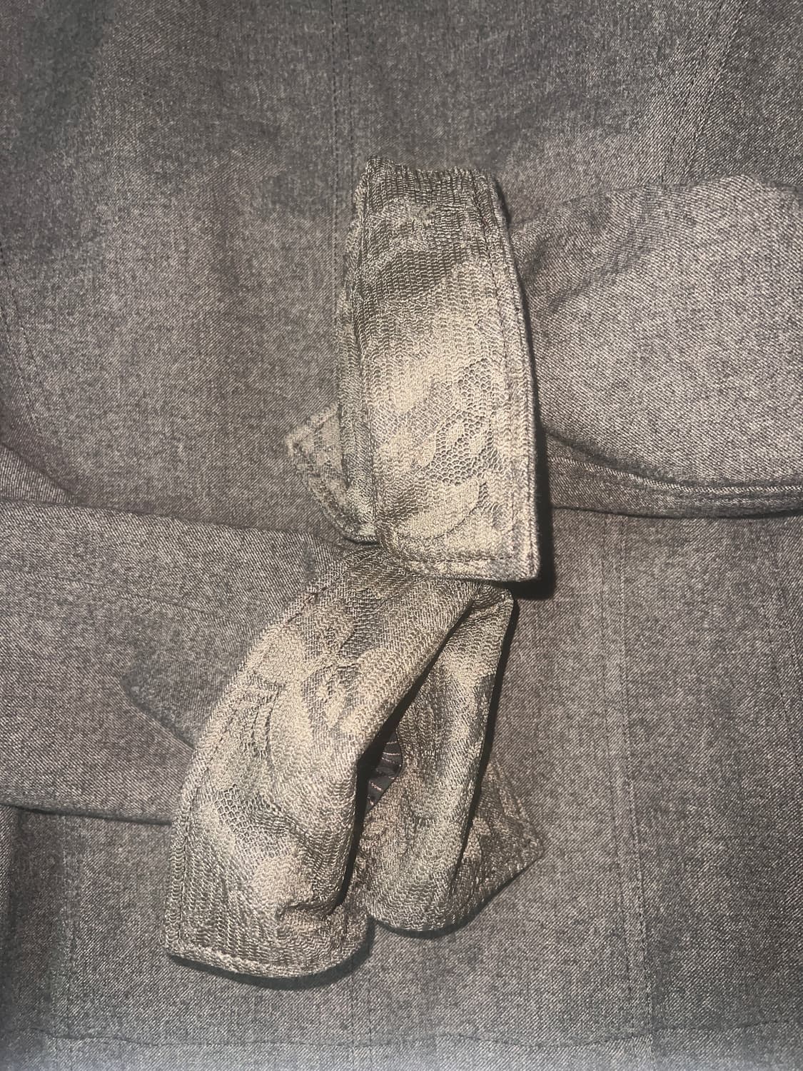 Frill lace brown jacket 상품이미지3