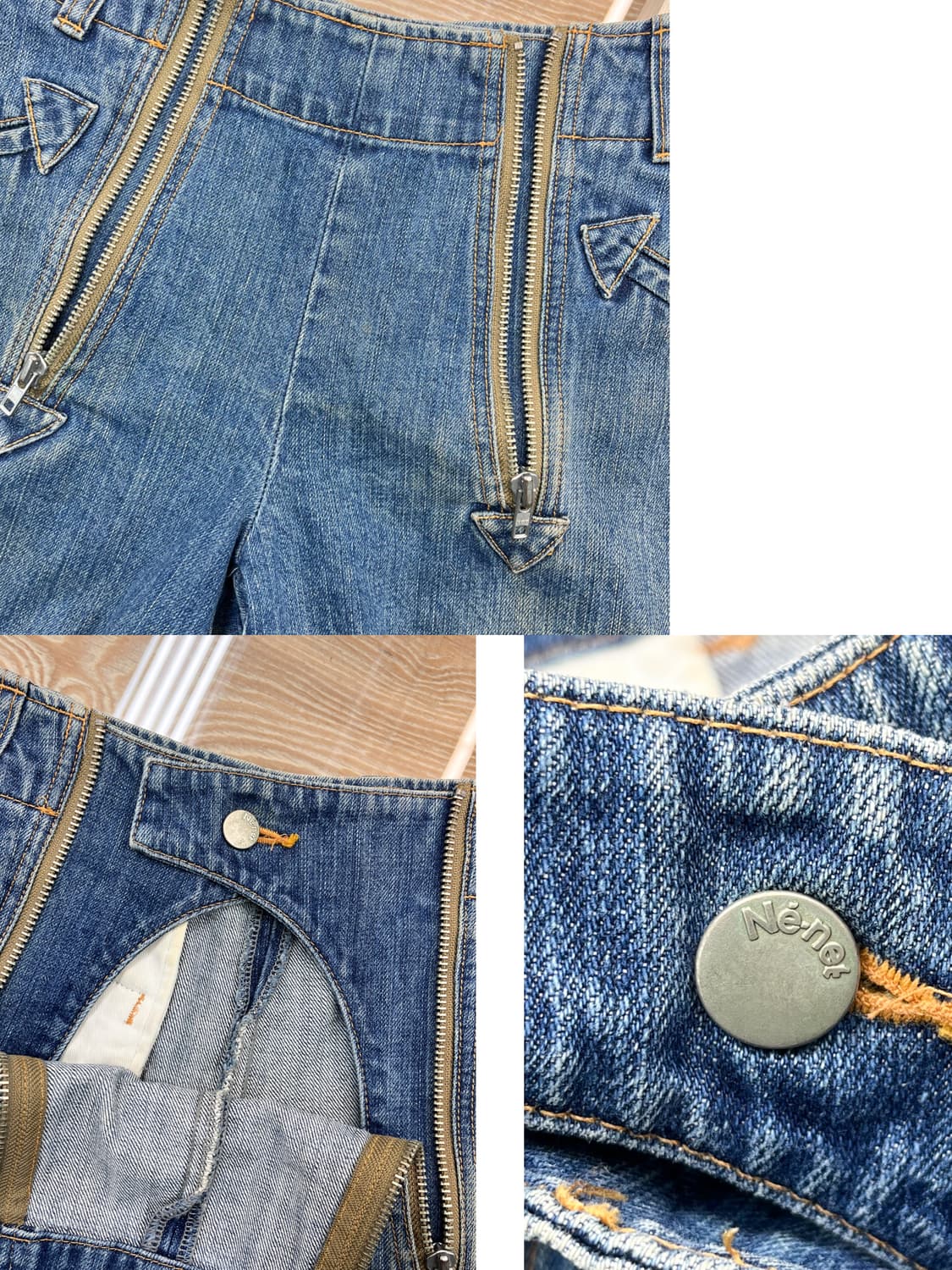네넷 프론트 더블 집 벌룬 쇼츠 상품이미지6