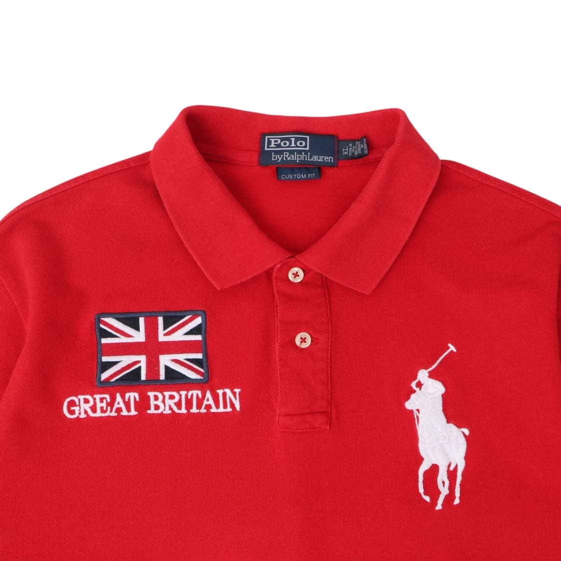 폴로 랄프로렌 레드 잉글랜드 빅포니 pk 티셔츠 상품이미지2