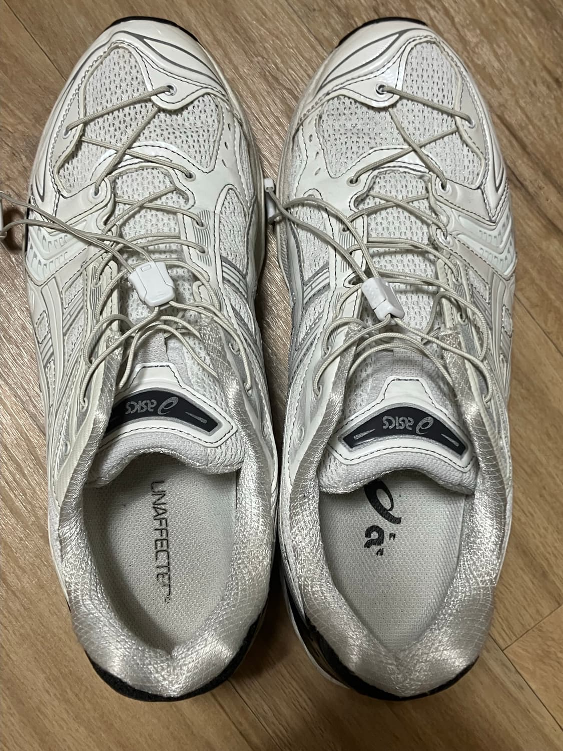 아식스x 언어펙티드 젤카야노 14 갤럭시 화이트 280 상품이미지3