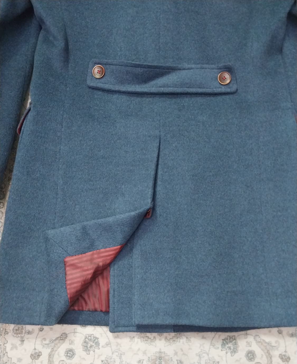 parrish 테일러메이드 블루 더블 브레스트 피코트 상품이미지6