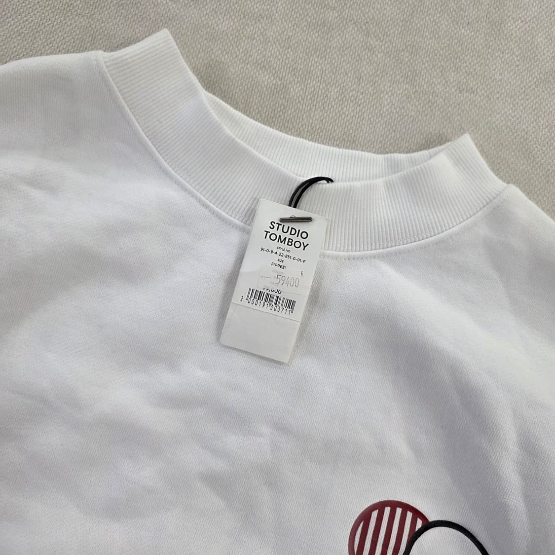 [F] 스튜디오톰보이 맨투맨 스웻셔츠 0220J 상품이미지2
