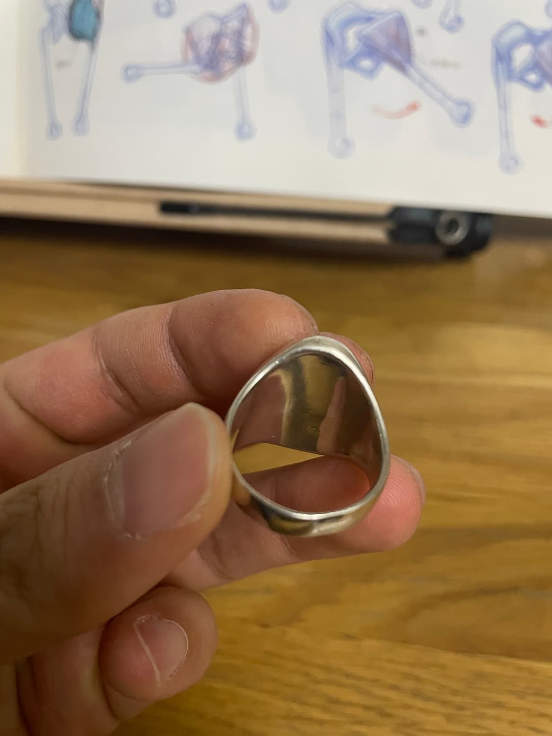 Rawhyde 실버 터키석 반지(18size) 상품이미지4