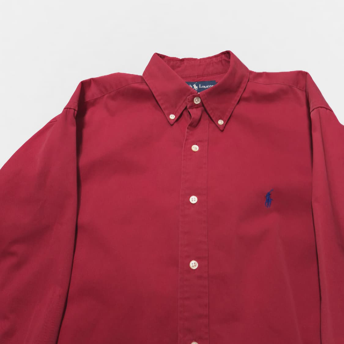 폴로랄프로렌 레드 셔츠 M 상품이미지3