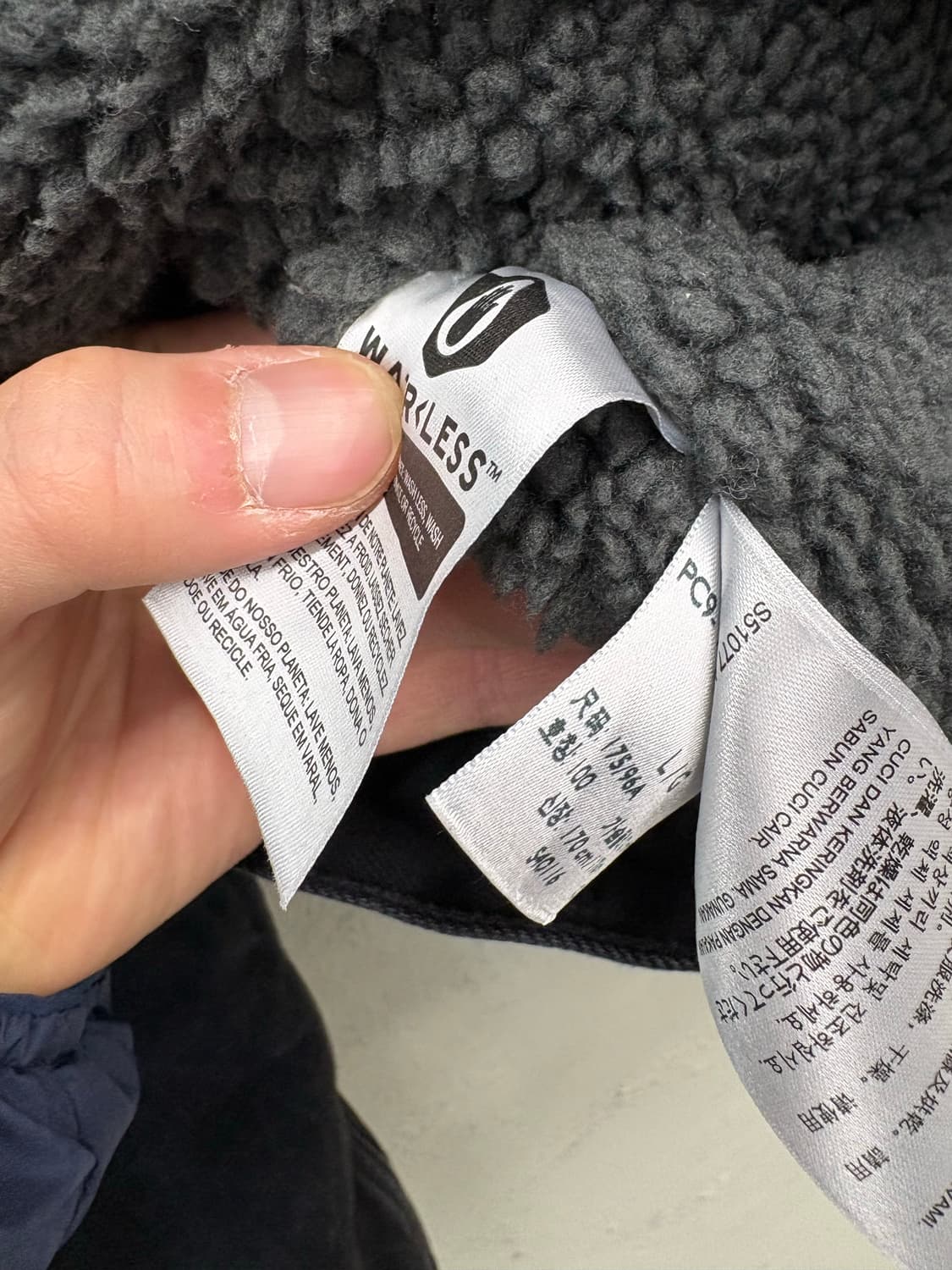 리바이스 빈티지 블랙 데님 쉐르파 자켓 상품이미지7