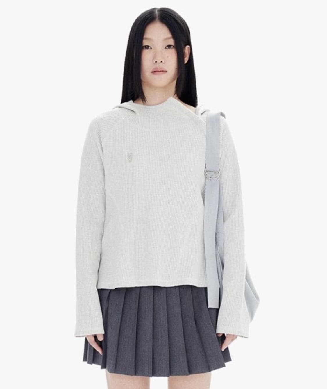 [무료배송] 할로미늄 슬림 와플 후디 오트밀 24가을버전 상품이미지1