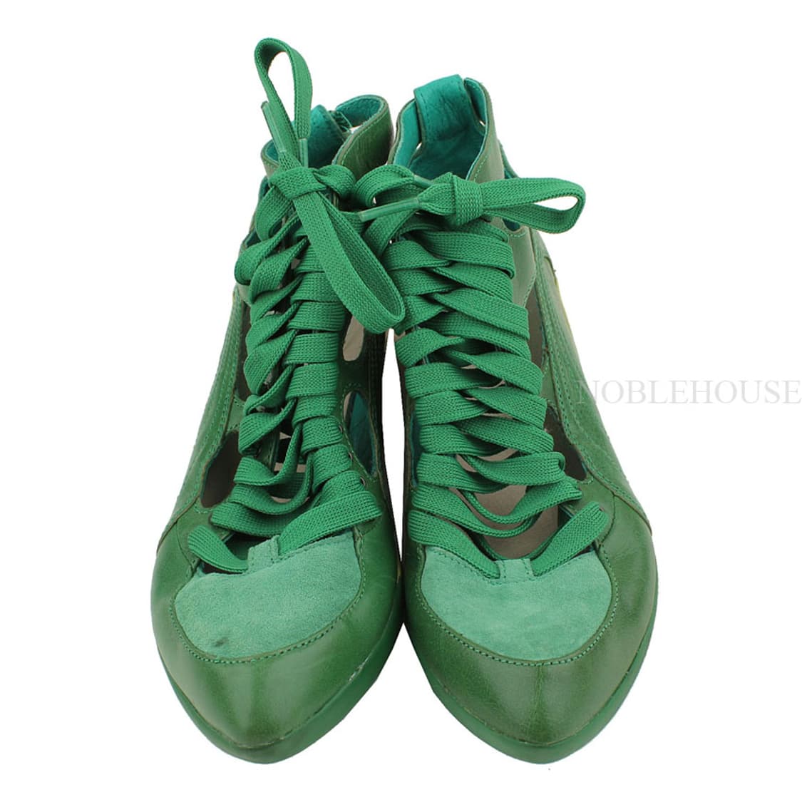 퓨마X알렉산더왕 콜라보 그린 레더 스니커즈 39 상품이미지2