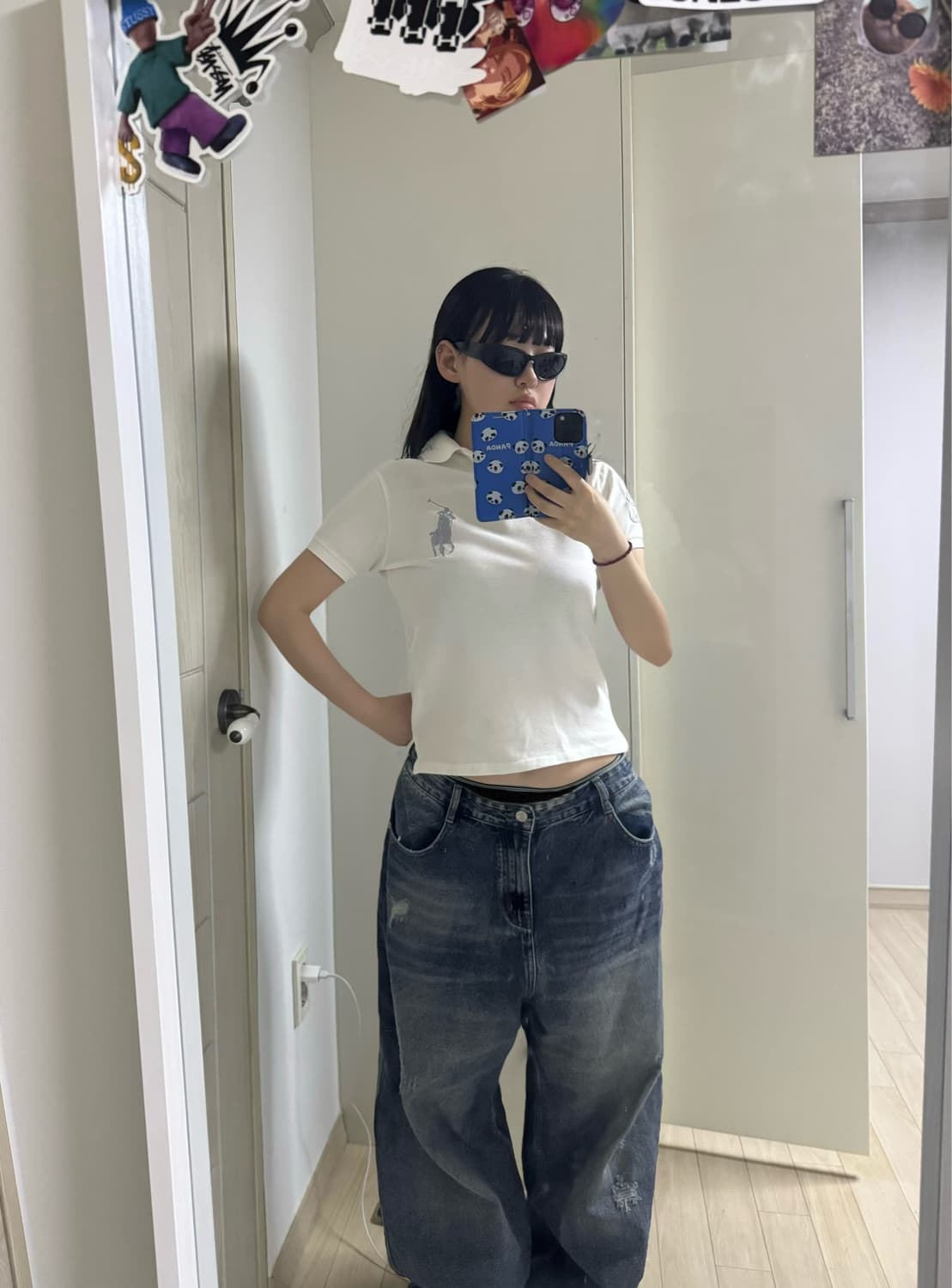 정품)폴로 빅포니 카라티 화이트 실버 3조합 상품이미지2
