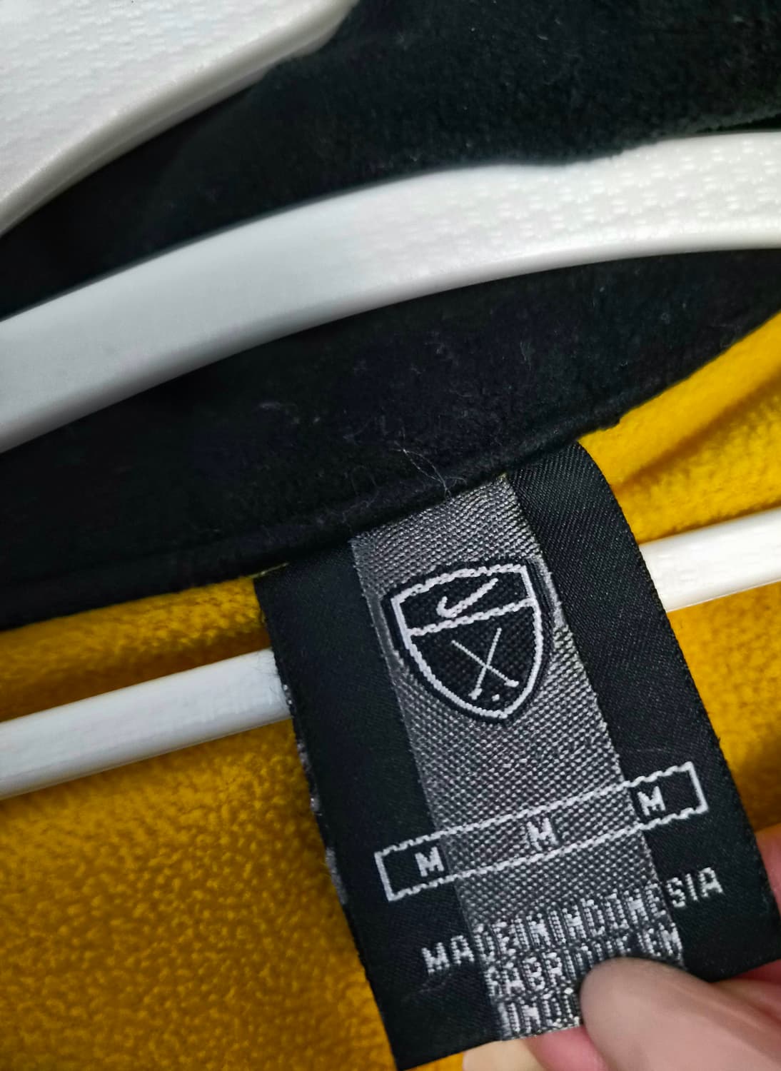 나이키 블랙x노랑 리버시블 후리스 상품이미지6