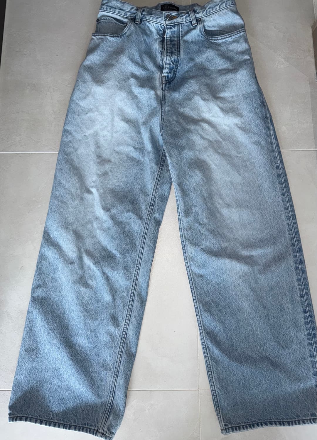 발렌시아가 가드로브배기데님팬츠 XS 상품이미지3