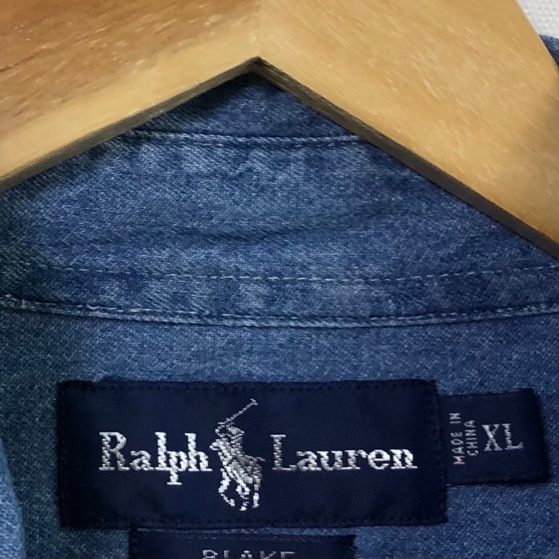 Xxl 폴로 데님 셔츠 상품이미지3