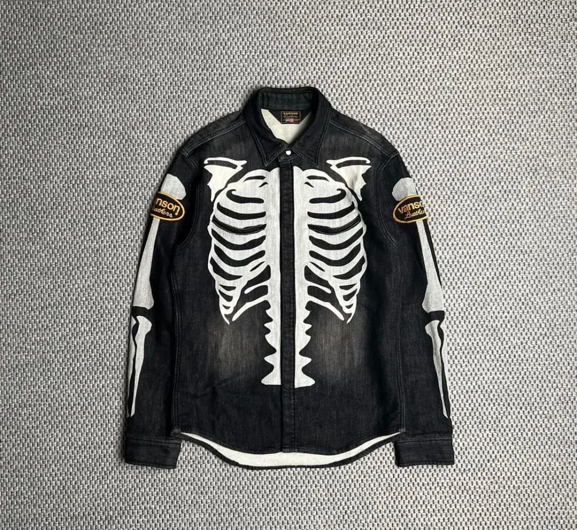 밴슨 본 디테일 셔츠자켓 M사이즈 상품이미지1