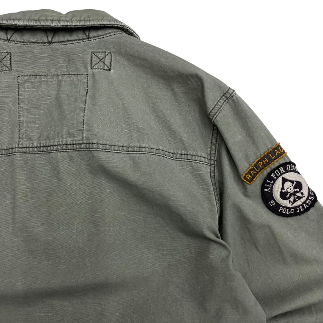 폴로 랄프로렌 빈티지 카키 야상 자켓 S 상품이미지5