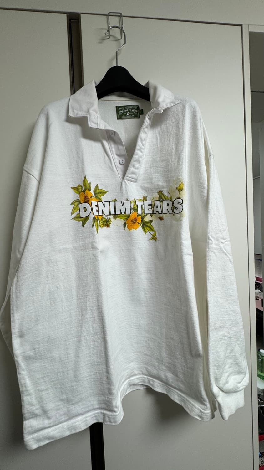 [L] 데님 티어즈 블랙 지저스 예수 럭비티 상품이미지2