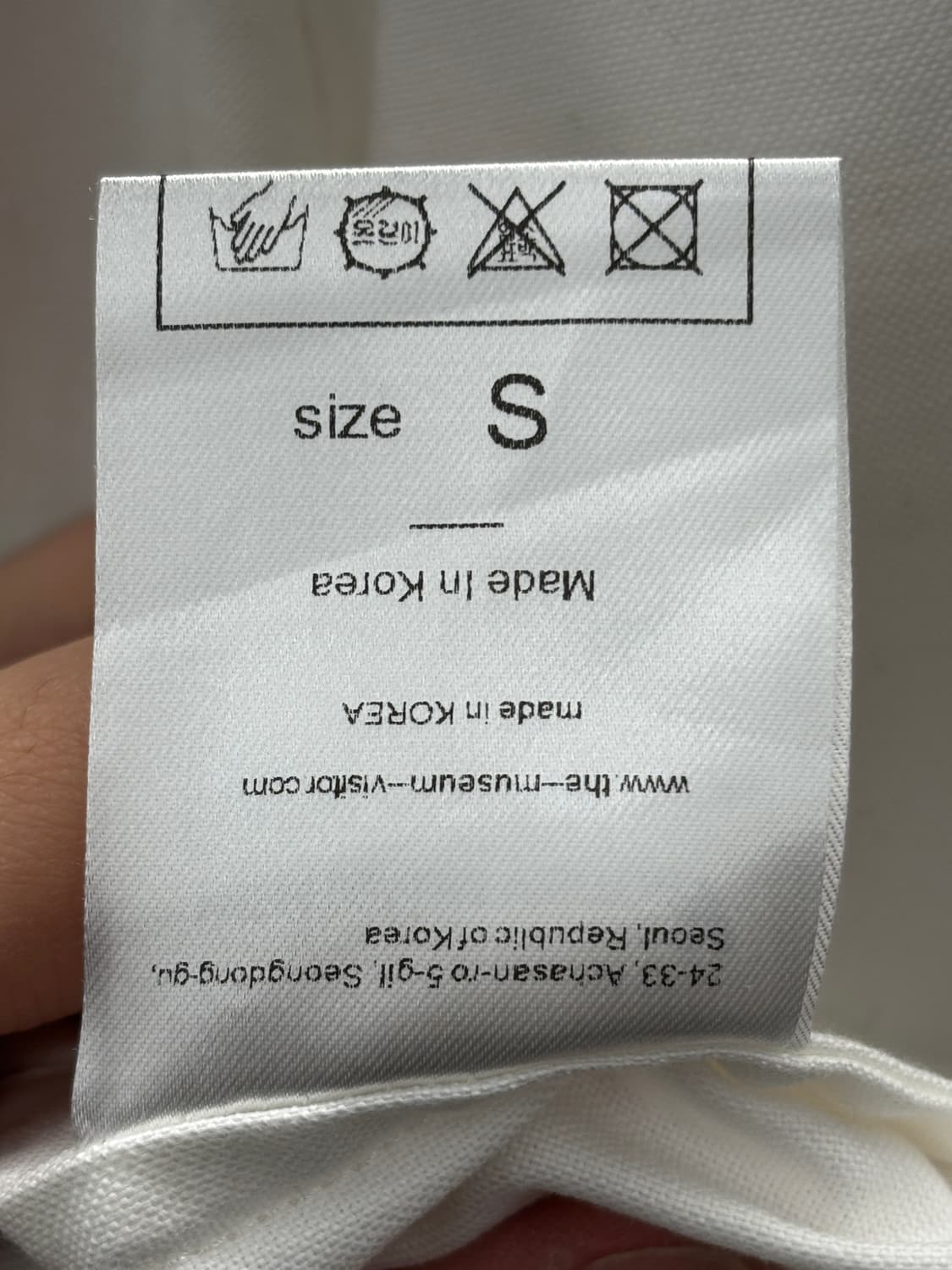 THE MUSEUM VISITOR 더 뮤지엄 비지터 셔츠 S 상품이미지6