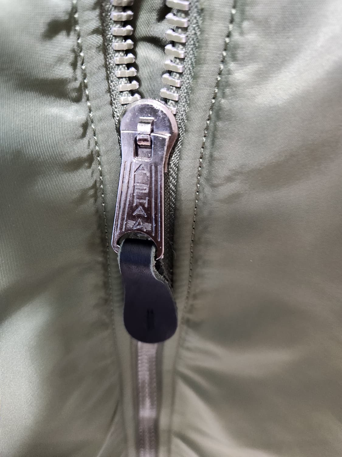 알파인더스트리 MA-1 카키 봄버 자켓 xs 상품이미지5