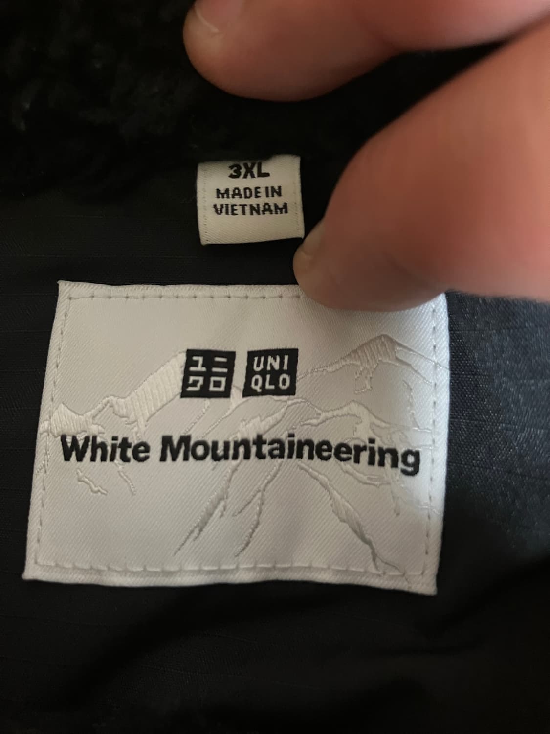 유니클로 x 화이트마운티니어링 아노락 플리스 3xl 상품이미지2