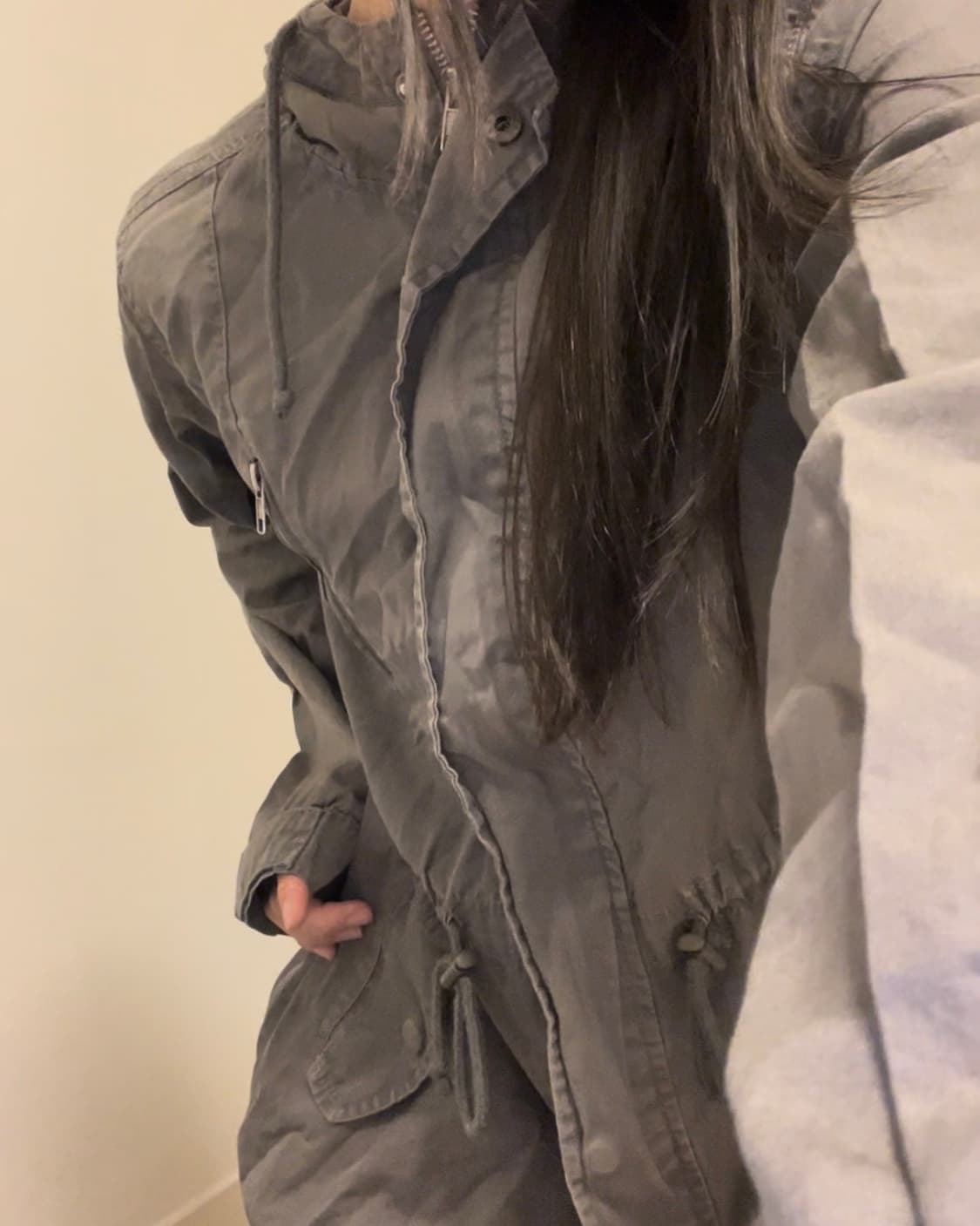 purple brown string hoodie jacket 상품이미지5