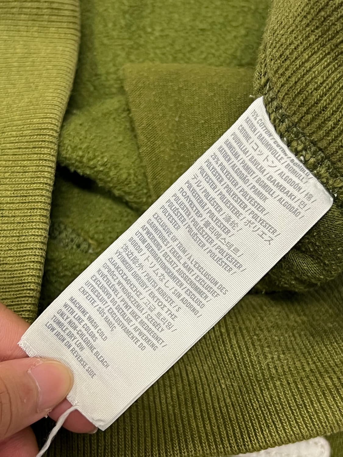 (M) 홀리스터 스웻 숏팬츠 올리브 상품이미지4