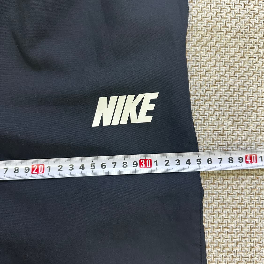 S 나이키 블랙 나일론 트랙 팬츠 0421D 상품이미지7