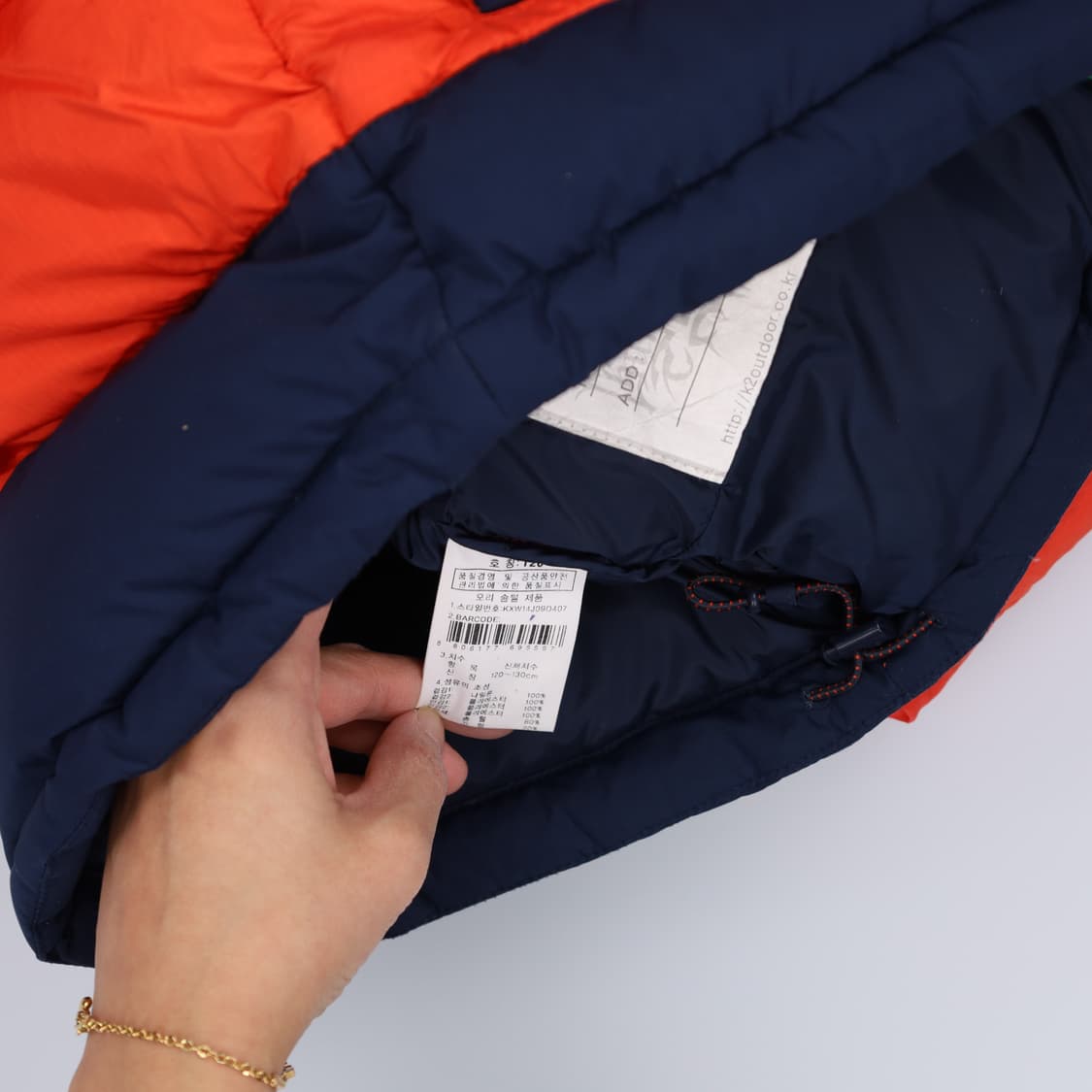 [120] K2 키즈아동 덕다운 후드패딩점퍼 1229H2 상품이미지8