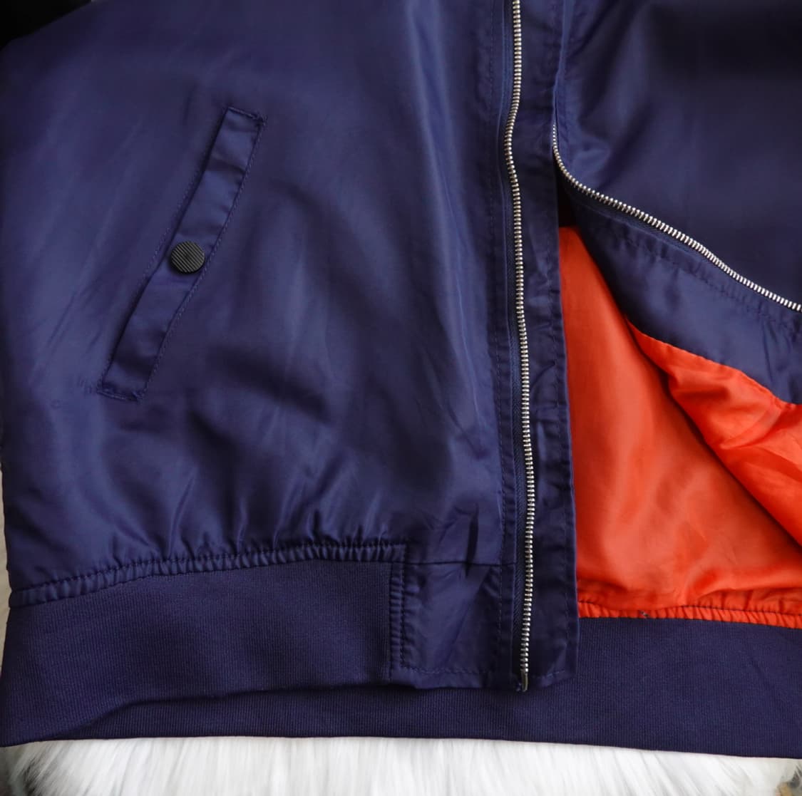 빈티지 US AIR FORCE 패치 MA-1 항공 점퍼 자켓 1905 상품이미지7