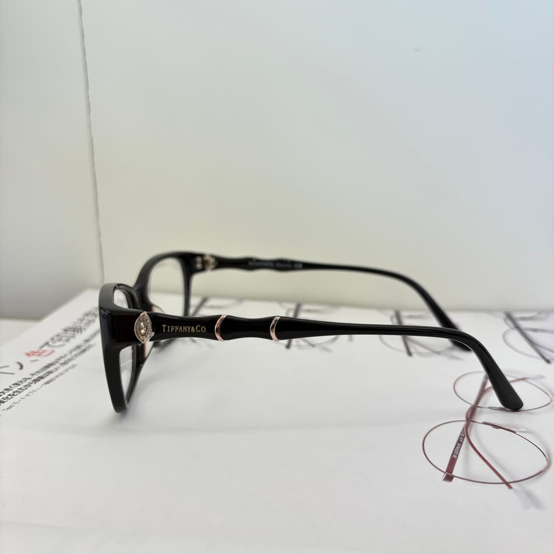 티파니앤코 블랙 뿔테 안경 상품이미지4
